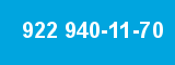 922 940-11-70 922 940-11-70